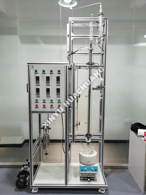 Continuous Glass Distillation Column Unit